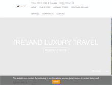 Tablet Screenshot of irelandluxurytravel.com